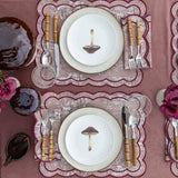 Platos para Ensalada con Hongo, set de 4