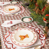 Plato Ensalada con Teddy Bear. Set de 4