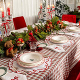 Plato Sopero con Árbol Navidad. Set de 4