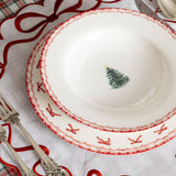 Plato Sopero con Árbol Navidad. Set de 4