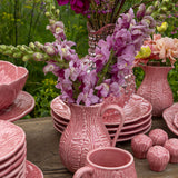 Taza de Repollo Rosa Flamingo. Set de 4