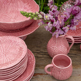 Taza de Repollo Rosa Flamingo. Set de 4