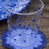 Vasos Tumbler Pippa con Puntitos Azules, set de 6