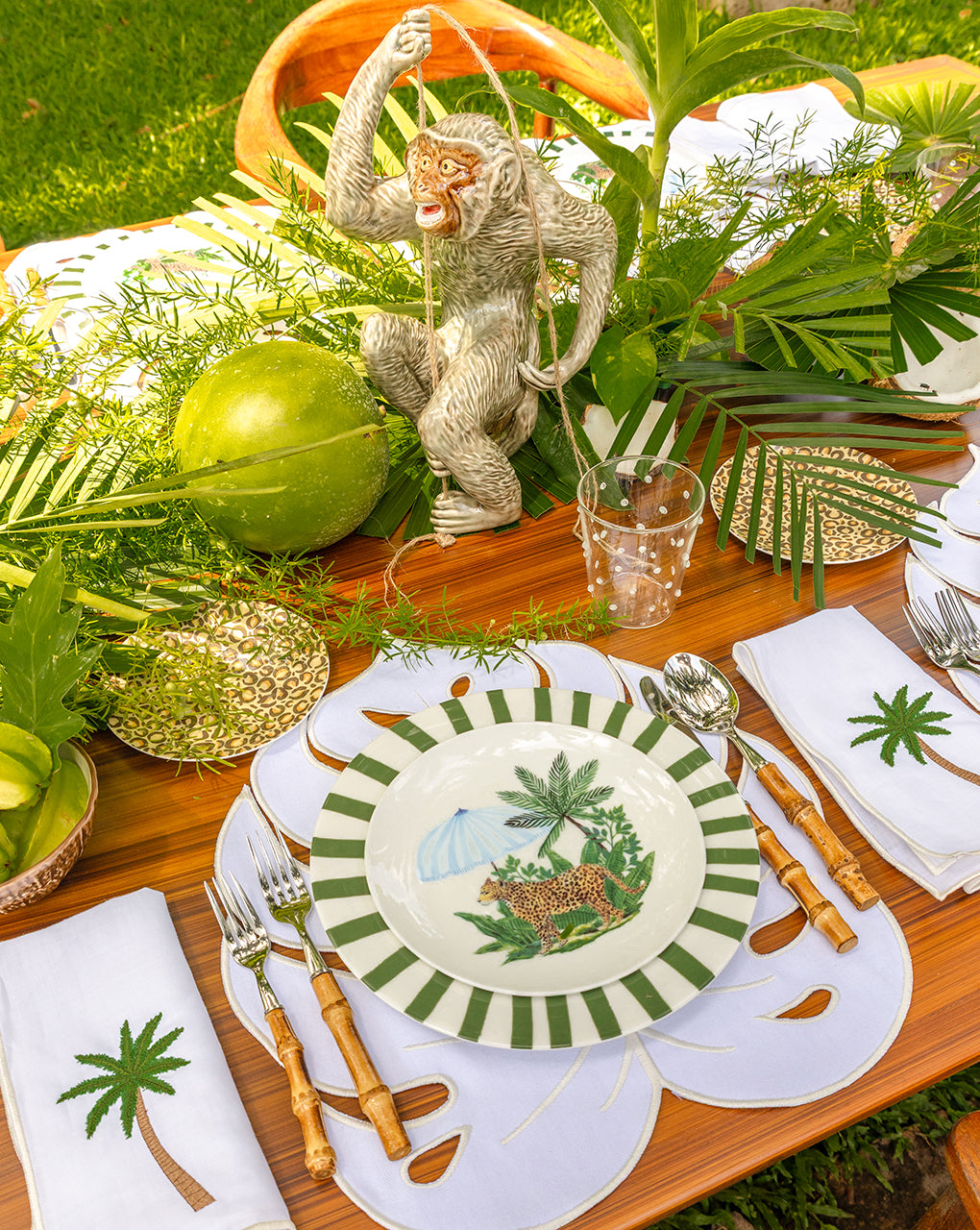 Plato Trinche Verde Bosque lifestyle
