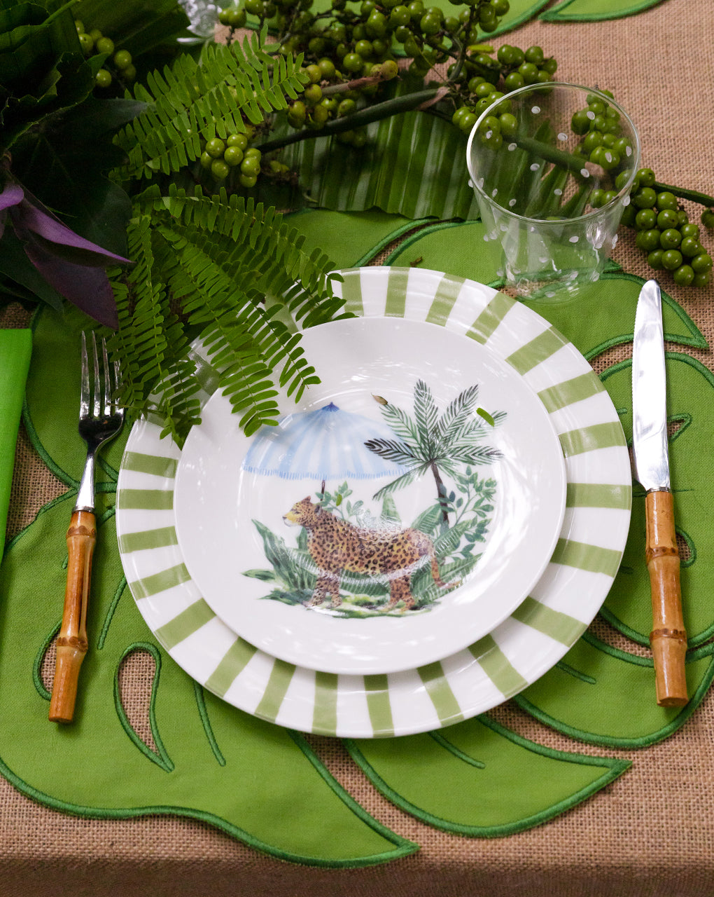 Plato Ensalada Leopardo Sombrilla lifestyle