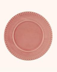 Bajoplato Fantasía Rosa 34 cm. Set de 4.