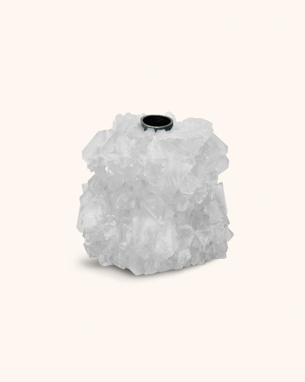 Candelabro de Piedra Natural Blanco