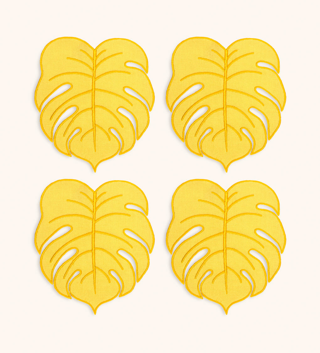 Cocteleras de Hoja Tropic Algodon Amarillo