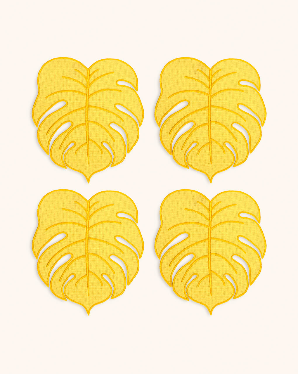 Cocteleras de Hoja Tropic Algodon Amarillo