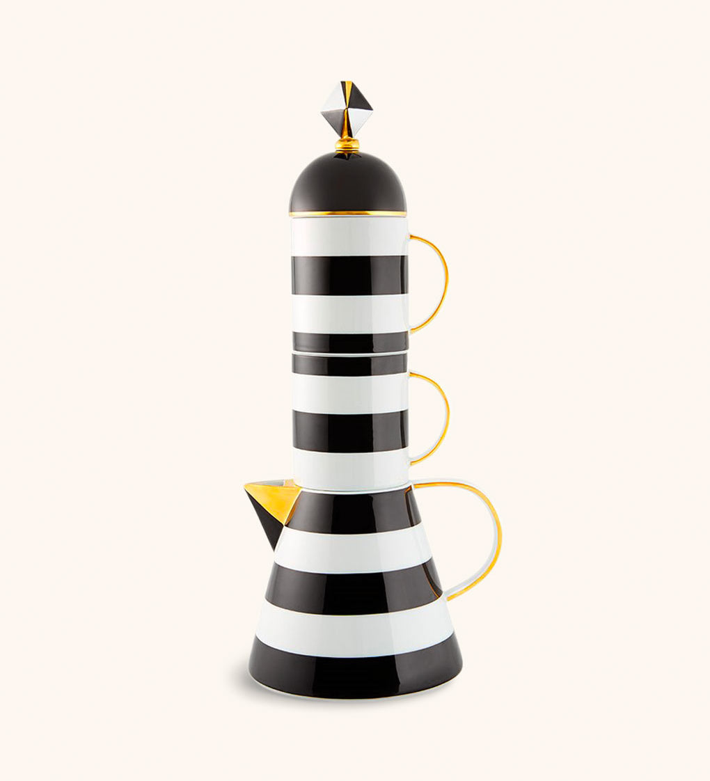 Conjunto de 2 Tazas y Tetera Pharos