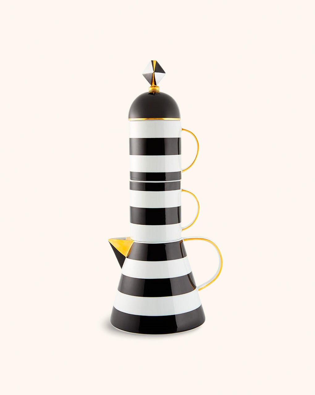 Conjunto de 2 Tazas y Tetera Pharos