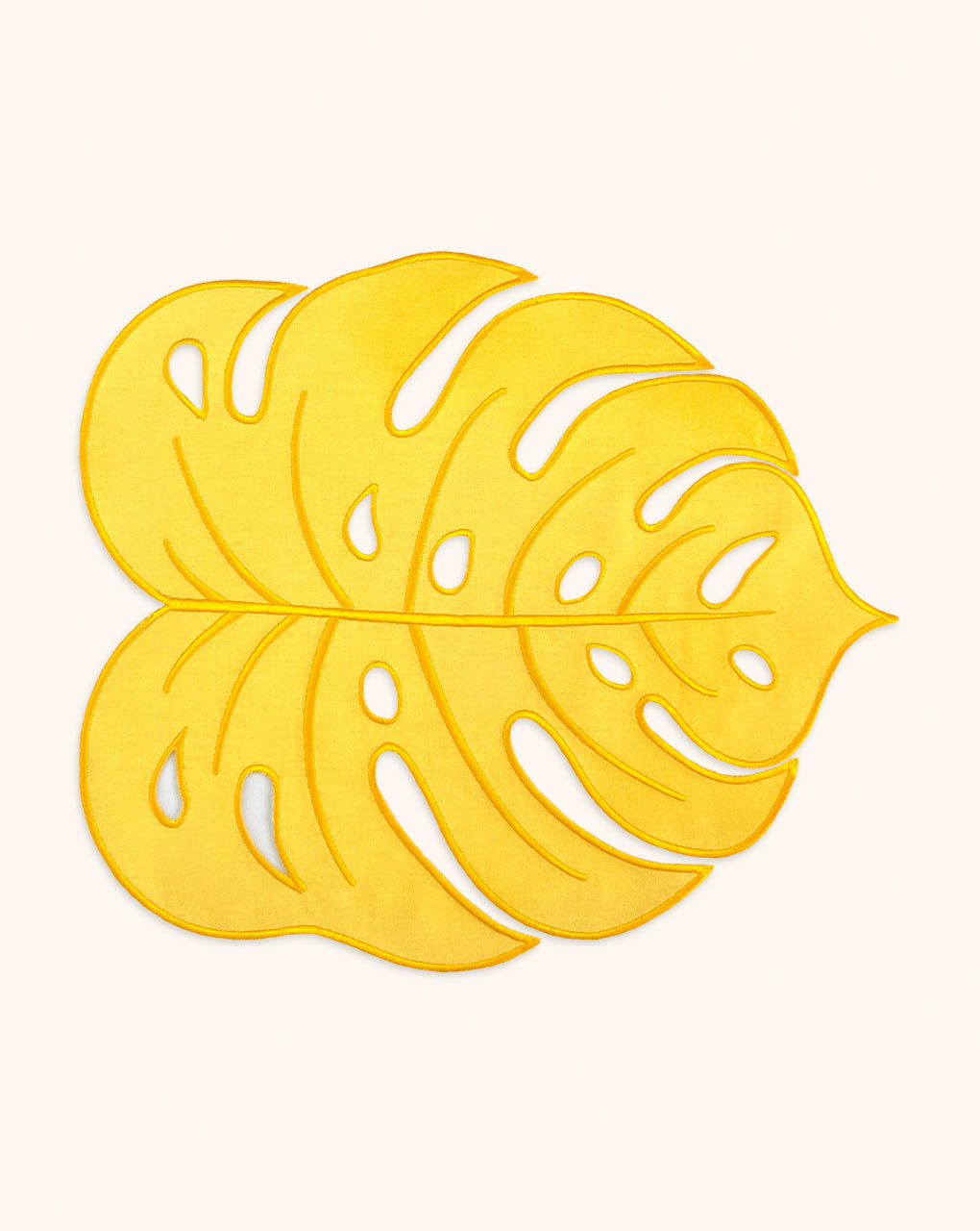 Individuales Hoja Tropic Amarillo