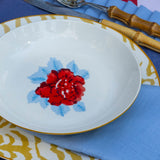 Plato Trinche, Sopero y Ensalada de Tigre Dorado y Flores