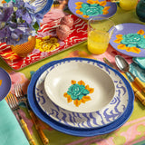 Plato Trinche, Sopero y Ensalada de Tigre Azul y Flores
