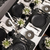 Plato Pan Herbariae Negro. Set de 4