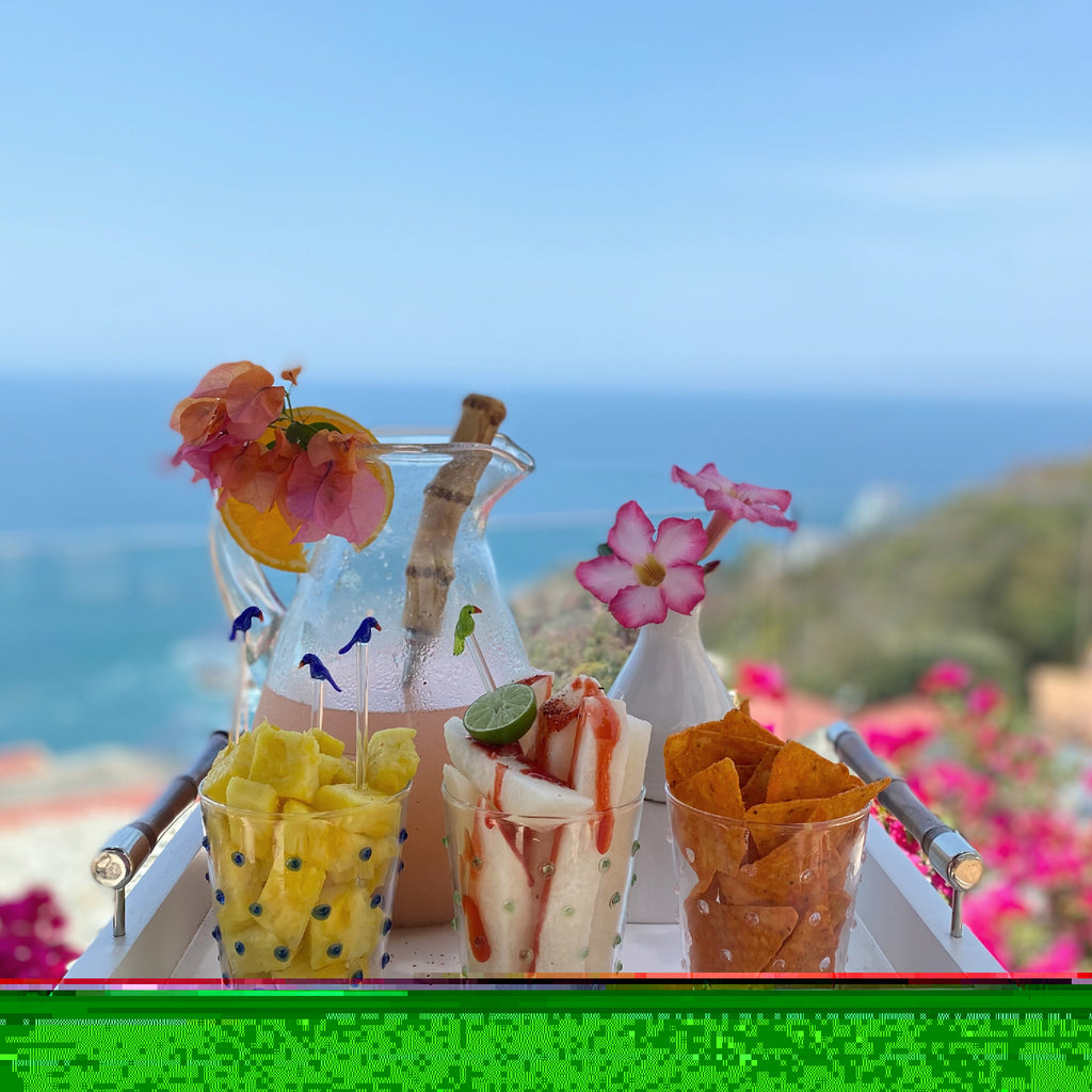 ZASHPACK BAMBÚ: Set de 5 Cubiertos para Servir y Destapador de Botellas con Mango de Bambú