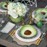 Platos Ensalada Aguacate. Set de 4.