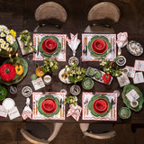 Plato Trinche Repollo Verde. Set de 4