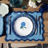 Platos para Ensalada con Hortensia, set de 4