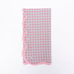 Servilleta Big Daisy en Cuadritos Rosa y Verde, marca Zash