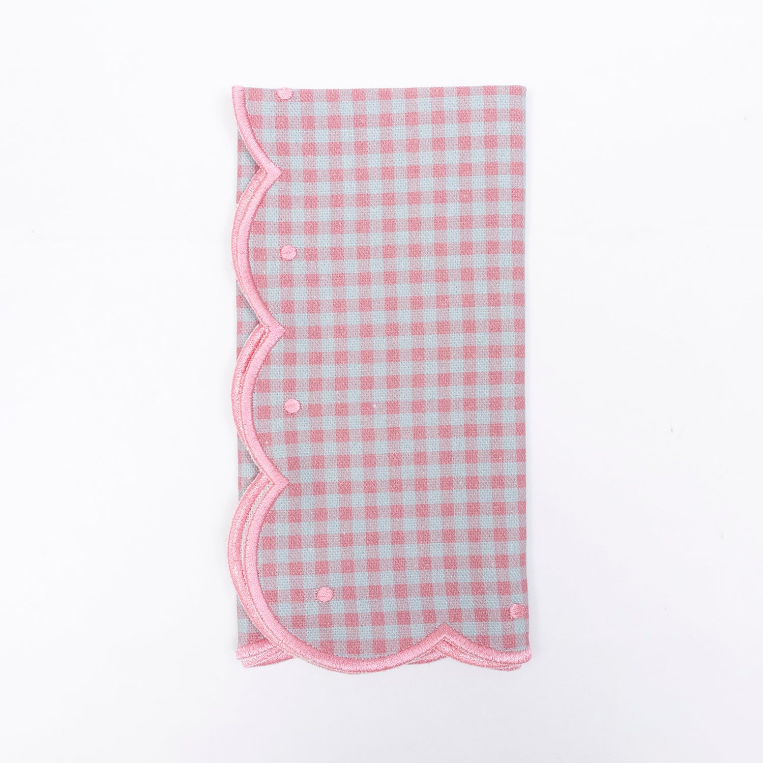 Servilleta Big Daisy en Cuadritos Rosa y Verde, marca Zash