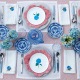 Platos para Ensalada con Hortensia, set de 4