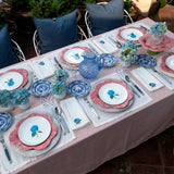 Platos para Ensalada con Hortensia, set de 4