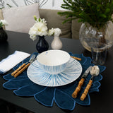 Bowls de Rayas Azules, set de 4