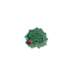 Plato de Hoja Cineraria con Catarina de Bordallo Pinheiro.