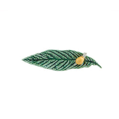 Plato de Hoja Níspero con Caracol de Bordallo Pinheiro 25 cm.