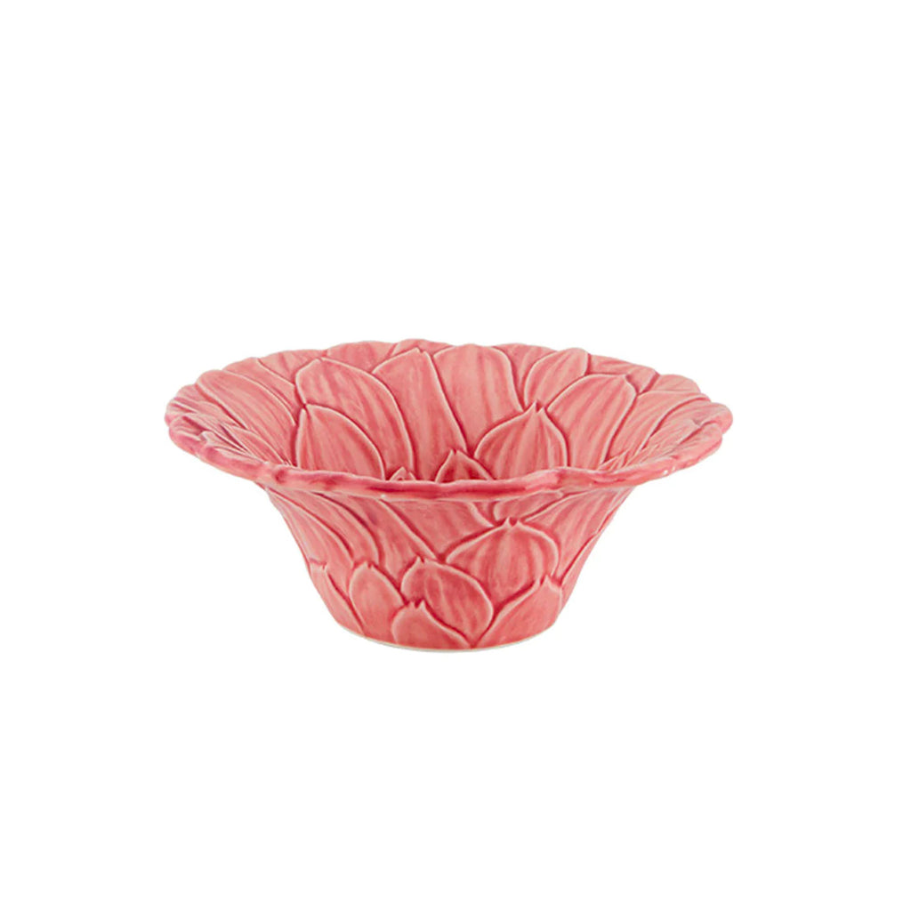 Bowl en forma de Flor Dalia de Cerámica Rosa de la marca Bordallo Pinheiro