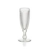 Copa Flauta Bicos Transparente. Set de 4