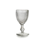 Copa de vidrio transparente con piquitos de Vista Alegre
