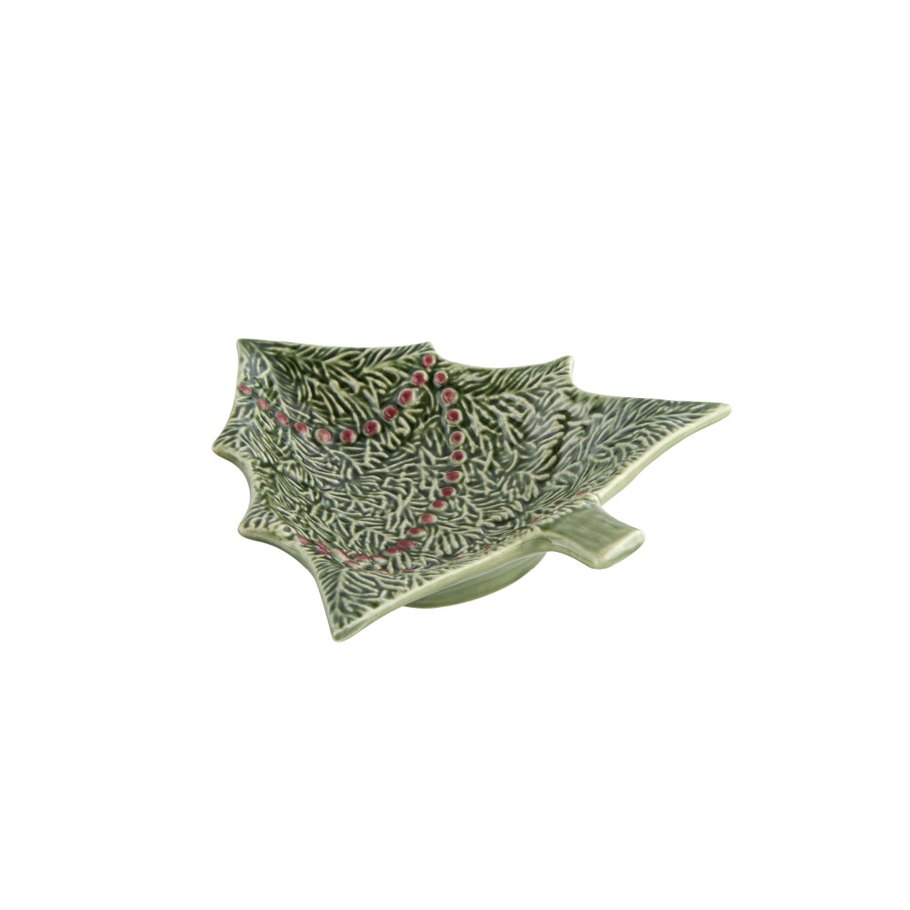 Bowl en forma de árbol de Navidad de la marca Bordallo Pinheiro