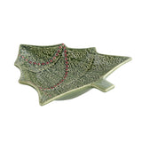 Bowl de cerámica en forma de árbol de Navidad, de la marca Bordallo Pinheiro