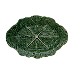 Platón para Servir de Repollo Bordallo Pinheiro en Verde, 37.5 cm