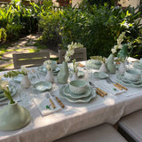 Plato para Pan de Talavera Verde, set de 4.