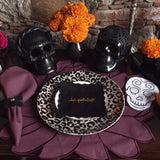 Juego de 4 Servilletas de coctel Bordadas con Frases Típicas de Día de Muertos  Set 1