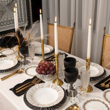 Bowls de Rayas Negras, set de 4