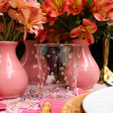 Vasos Tumbler Pippa con Puntitos Rosas, set de 6