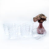 Vasos Tumbler Pippa con Puntitos Rosas, set de 6