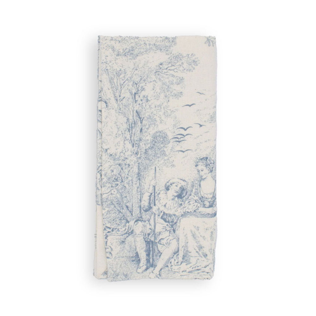 Servilleta de algodón en Toile Azul marca Zash