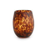 Vasos Tumbler de Vidrio Soplado Cheetah, set de 6