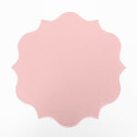 Mantel individual Suzy rosa pastel con Orilla Bordada, marca Zash