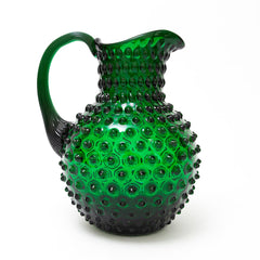 Jarra Hobnail Verde Oscuro