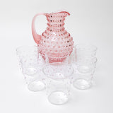 Jarra Hobnail Rosa