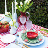 Jarra Hobnail Roja