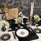 Candelabro Martelinado Vintage en Plateado, set de 2