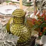 Jarra Hobnail Verde Bonsai