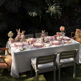 Platos para Ensalada Rosa con Pajarito, set de 4